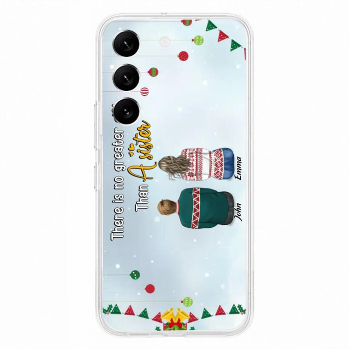Personalized Christmas Brothers & Sisters Phone Case - Christmas Gift Idea For Siblings - Up to 12 People - Life Is Better With Brothers & Sisters - Case For iPhone And Samsung