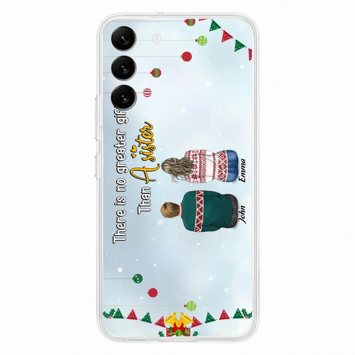 Personalized Christmas Brothers & Sisters Phone Case - Christmas Gift Idea For Siblings - Up to 12 People - Life Is Better With Brothers & Sisters - Case For iPhone And Samsung
