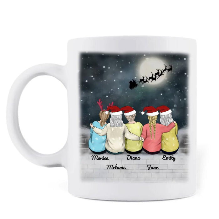 Personalized Best Friend Gifts Coffee Mug - Up to 5 Besties