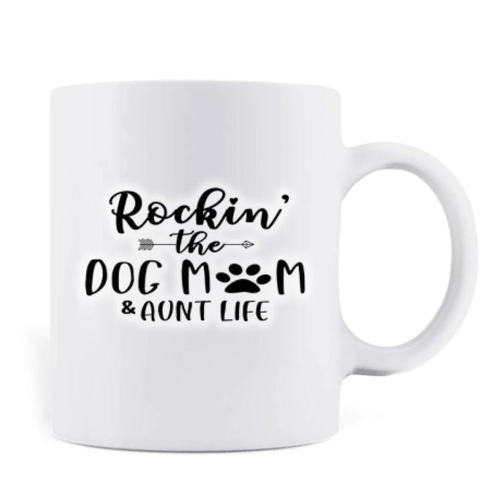 Personalized Dog Mom Coffee Mug - Gift For Dog Mom - Up to 3 Dogs