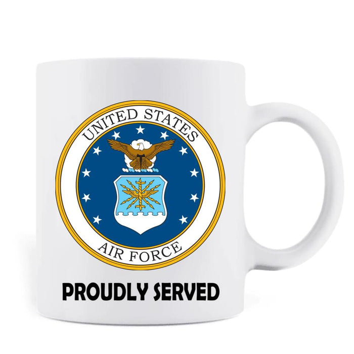 Personalized Veteran Coffee Mug - Up to 12 Bases - Gift Idea For Veteran - Been There Done That And Damn Proud Of It