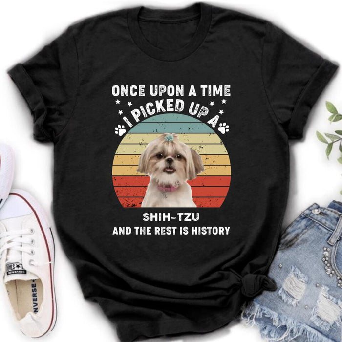Personalized Dog T-Shirt - Upload Photo - Gift Idea For Dog Lovers
