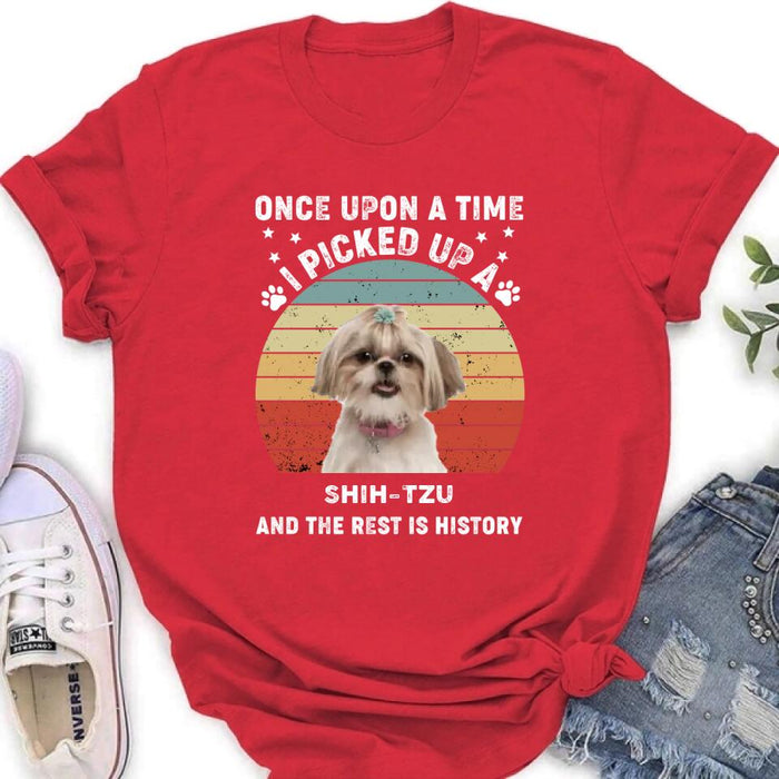 Personalized Dog T-Shirt - Upload Photo - Gift Idea For Dog Lovers