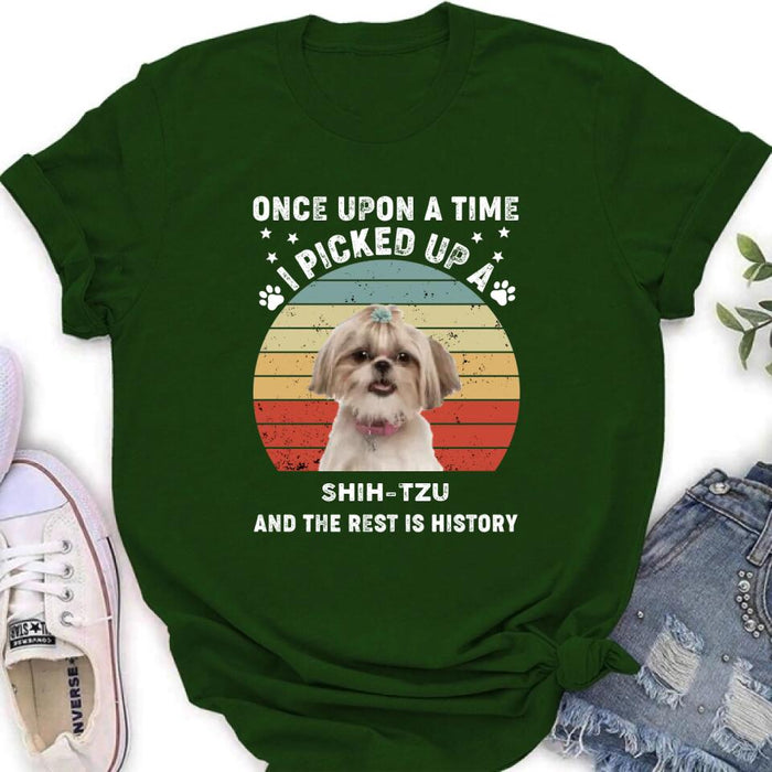 Personalized Dog T-Shirt - Upload Photo - Gift Idea For Dog Lovers