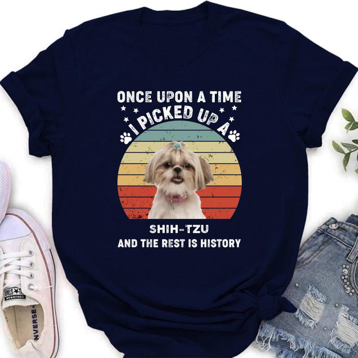 Personalized Dog T-Shirt - Upload Photo - Gift Idea For Dog Lovers