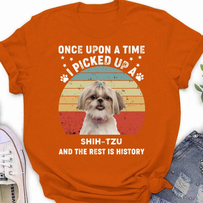Personalized Dog T-Shirt - Upload Photo - Gift Idea For Dog Lovers