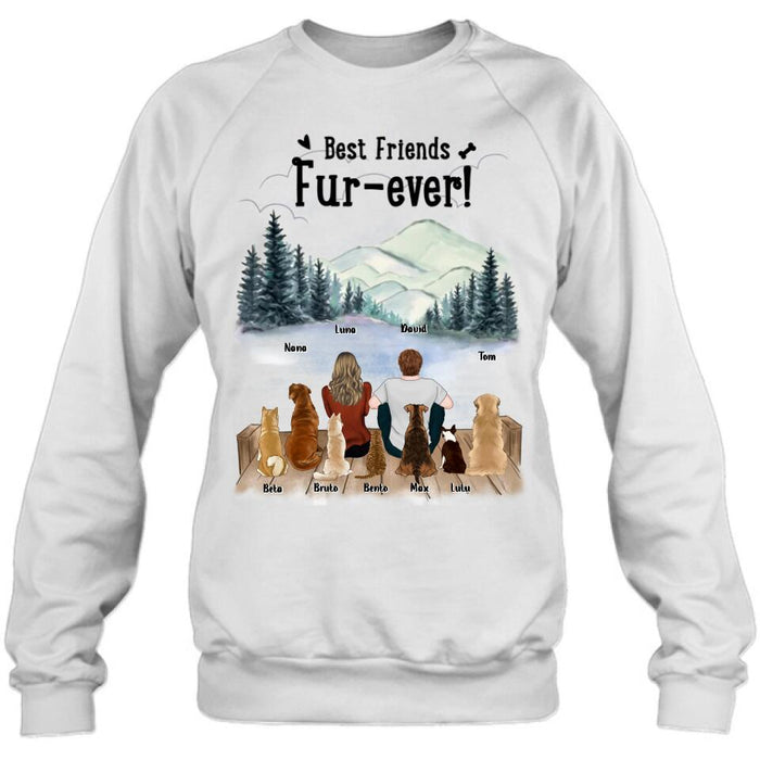 Personalized Gift For Dog Cat T-Shirt/Long Sleeved/Hoodie/Sweatshirt - Gift idea for Dog/Cat Mom, Dog/Cat Dad, Dog/Cat Lovers - Up to 7 Pets