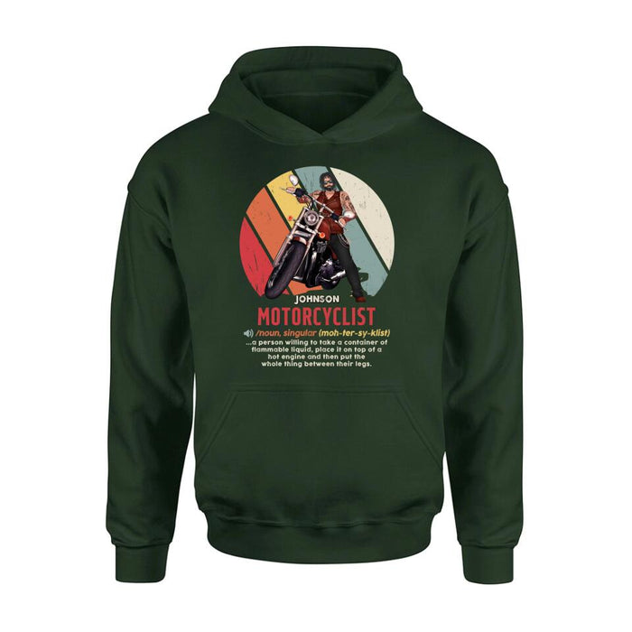 Custom Personalized Motorcycle Man/ Woman Shirt/ Hoodie - Gift Idea For Motorcycle Lover