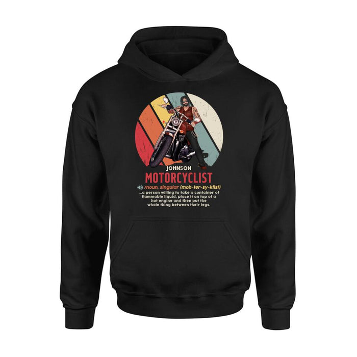 Custom Personalized Motorcycle Man/ Woman Shirt/ Hoodie - Gift Idea For Motorcycle Lover