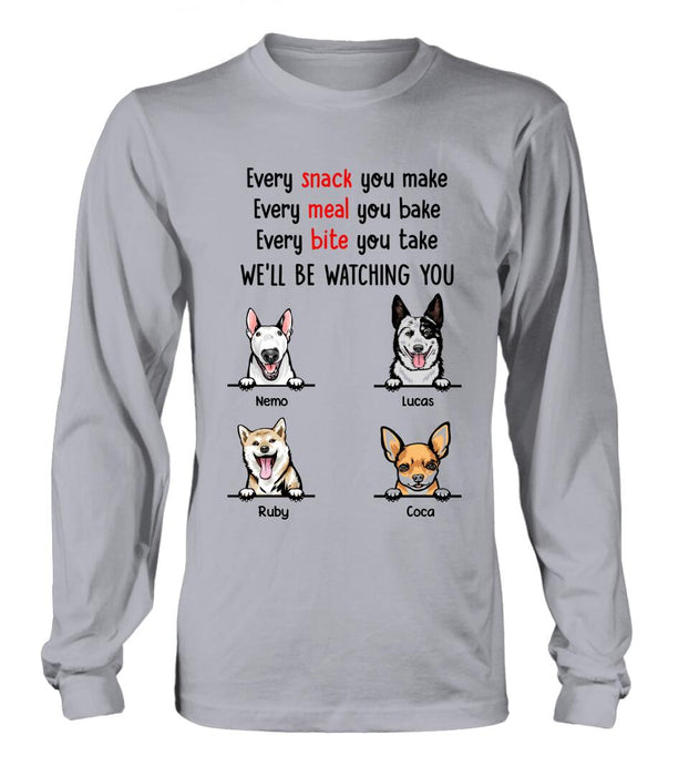 Personalized Dog T-Shirt/Long Sleeves/Hoodie/Sweatshirt - Personalized Gifts for Dog Lovers