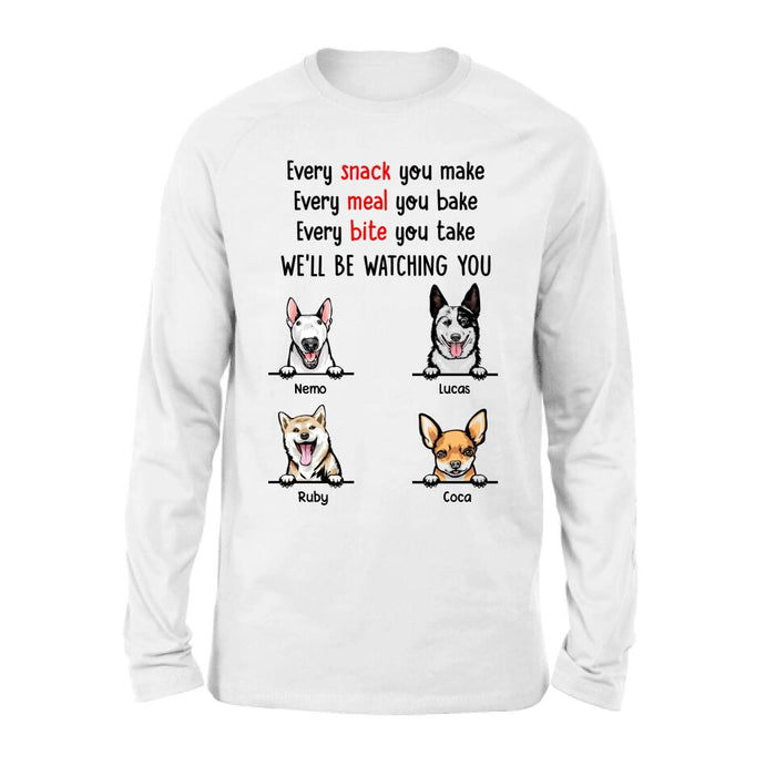 Personalized Dog T-Shirt/Long Sleeves/Hoodie/Sweatshirt - Personalized Gifts for Dog Lovers