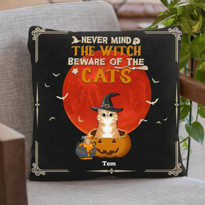 Personalized Halloween Cats Pillow Cover/Cushion Cover - Up to 5 Cats - Best Gift For Cat Lovers - 3QH5BH