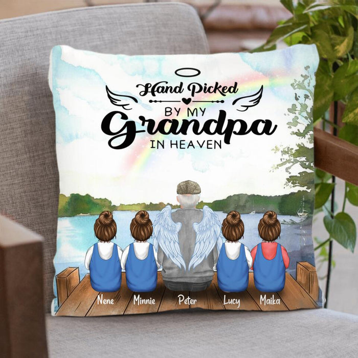 Personalized Memorial Grandpa/Grandma Pillow Cover - Up to 4 Kids - Best Gift For Family - I Never Met You But I Know You Are The Greatest Grandma - FD4SD8