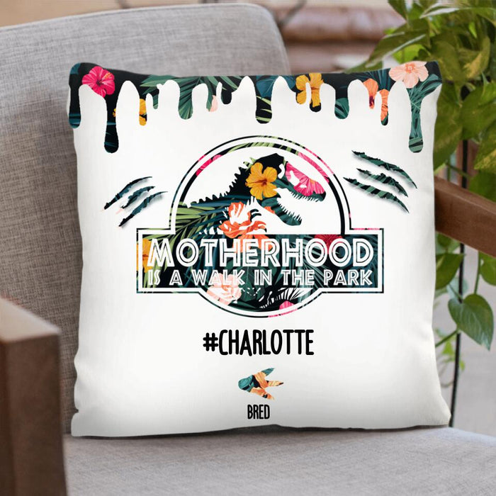 Personalized Mama Dinosaur Pillow Cover/Cushion Cover - Best Gift For Mothers - 2QCGS1