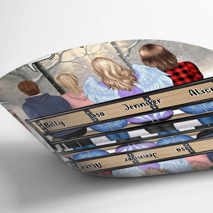 Personalized Memorial Family Pillow Cover/Cushion Cover - Daughters/Sons With Mom/Dad - Memorial Gift For Family Members - We Still Talk About You