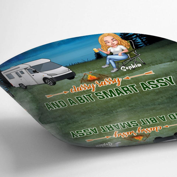 Personalized Camping Queen Pillow Cover - Gift Idea For Camping Lover