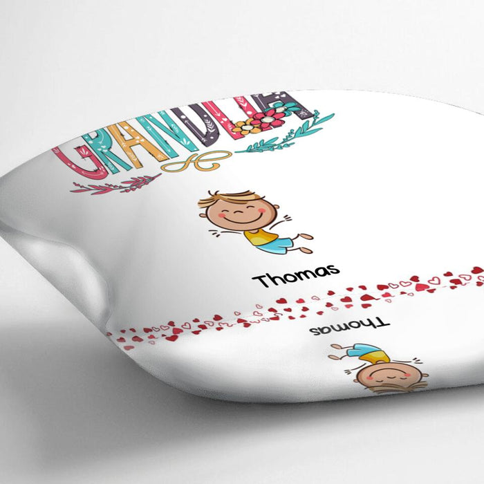 Personalized Blessed To Be Called Nana Pillow Cover/Quilt/Fleece Blanket - Up to 14 Kids - Gift Idea For Nana/Mama/Kids