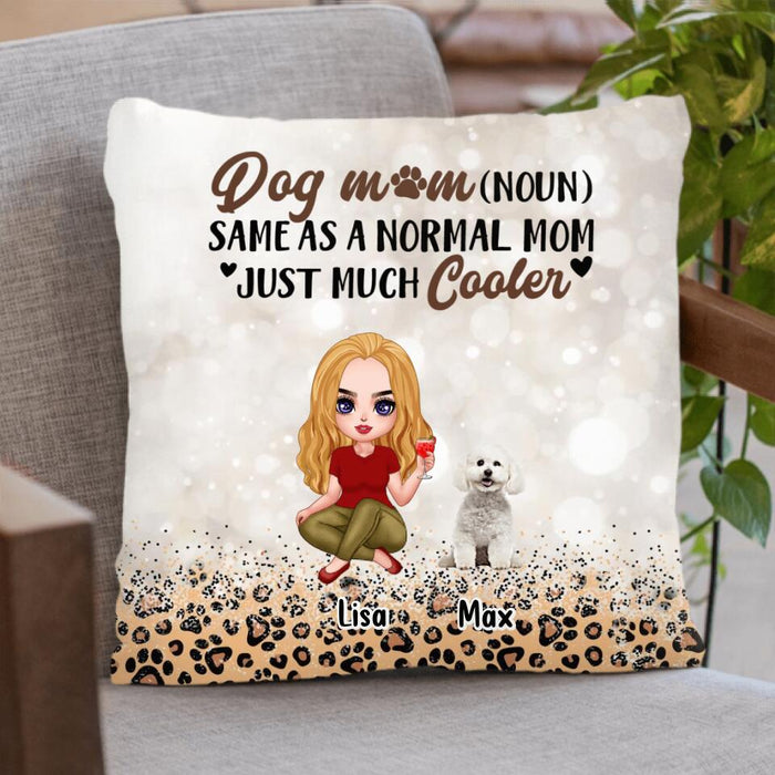 Personalized Dog Mom Quilt/Fleece Blanket/Pillow Cover - Up to 6 Dogs - Best Gift For Dog Lover - Crazy Dog Mom