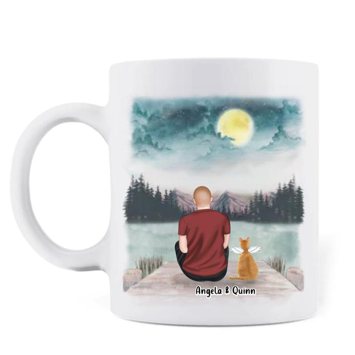 Personalized Dog Cat Coffee Mug - Gift for Dog Lovers, Cat Lovers - Up to 3 Pets