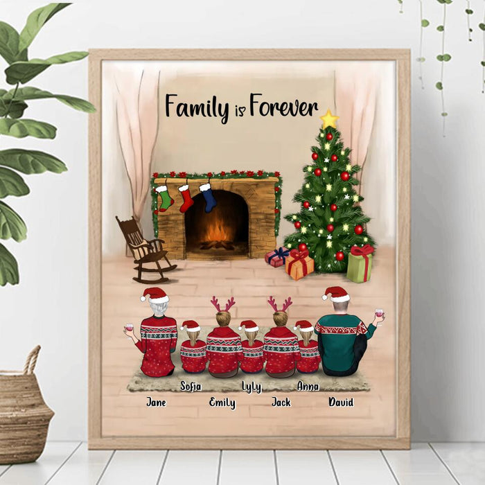 Personalized Christmas Family Poster - Best Christmas Gift for the Whole Family