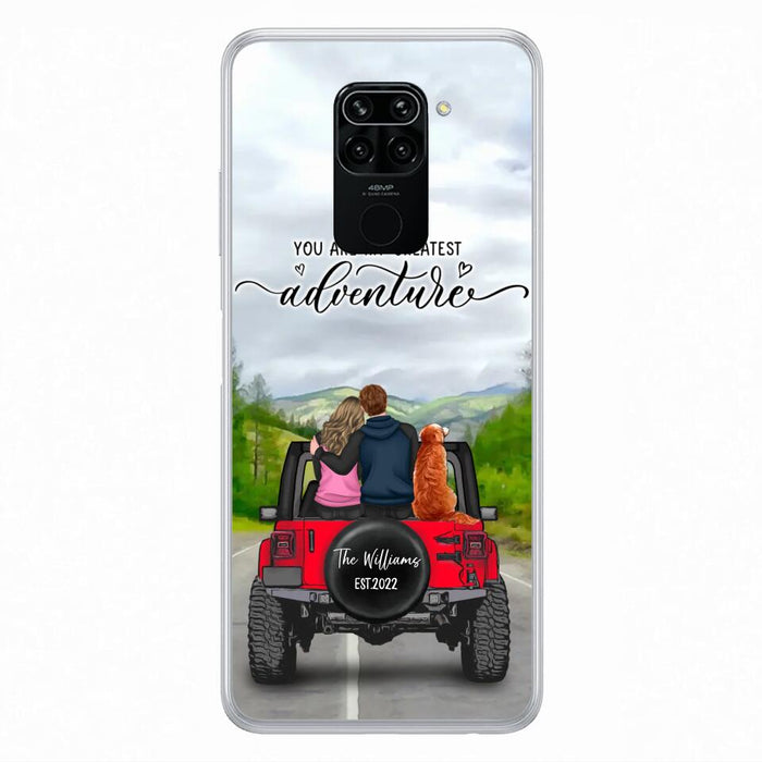 Personalized Off-Road Couple Phone Case - Couple With Up to 4 Dogs - Gift Idea For Couple/ Dog Lover - You Are My Greatest Adventure - Case For Xiaomi, Oppo And Huawei