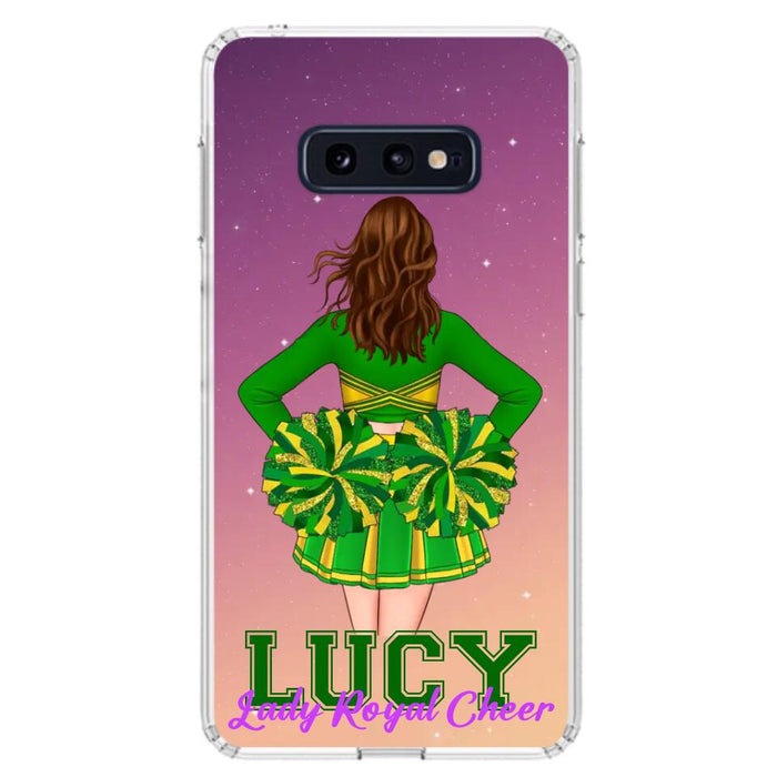 Personalized Cheerleading Phone Case - Birthday Gift For Cheerleading Coach, Cheerleader - Case For iPhone And Samsung
