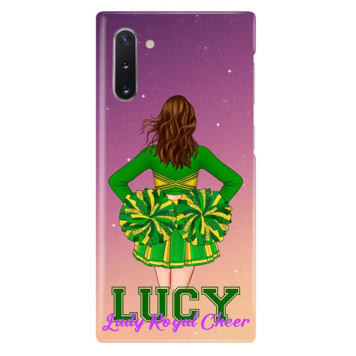 Personalized Cheerleading Phone Case - Birthday Gift For Cheerleading Coach, Cheerleader - Case For iPhone And Samsung