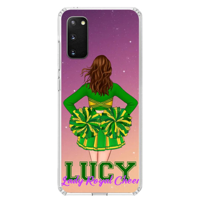 Personalized Cheerleading Phone Case - Birthday Gift For Cheerleading Coach, Cheerleader - Case For iPhone And Samsung