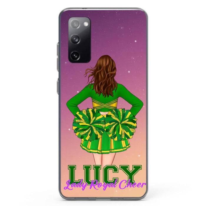 Personalized Cheerleading Phone Case - Birthday Gift For Cheerleading Coach, Cheerleader - Case For iPhone And Samsung