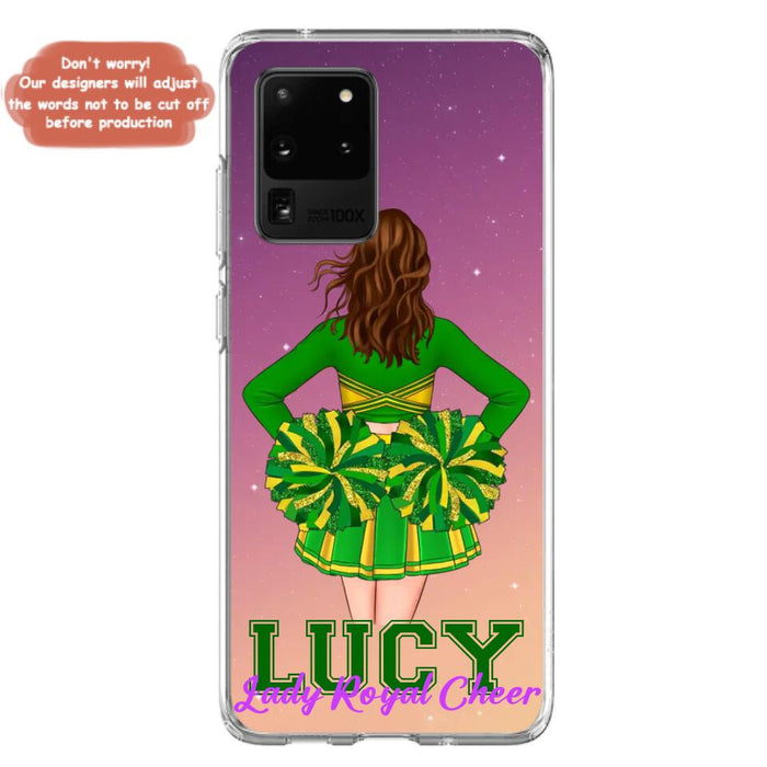 Personalized Cheerleading Phone Case - Birthday Gift For Cheerleading Coach, Cheerleader - Case For iPhone And Samsung