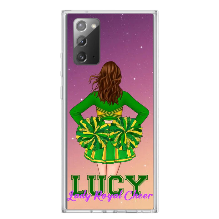 Personalized Cheerleading Phone Case - Birthday Gift For Cheerleading Coach, Cheerleader - Case For iPhone And Samsung