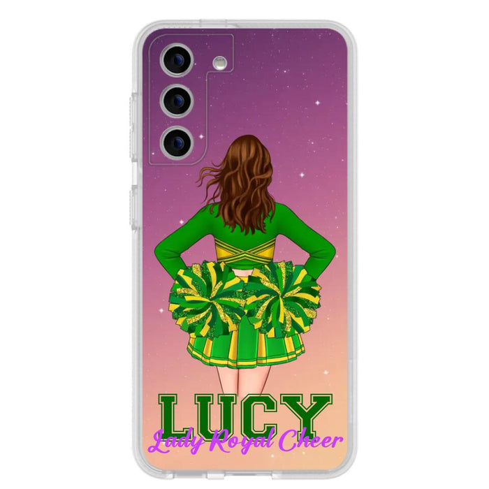 Personalized Cheerleading Phone Case - Birthday Gift For Cheerleading Coach, Cheerleader - Case For iPhone And Samsung