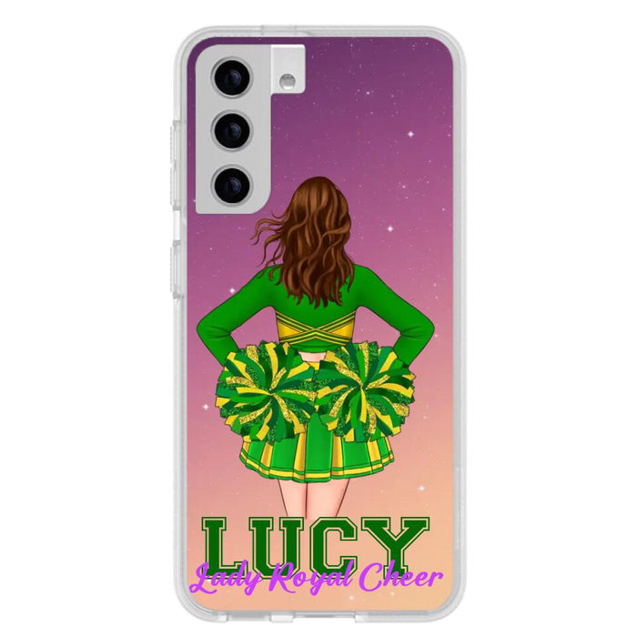 Personalized Cheerleading Phone Case - Birthday Gift For Cheerleading Coach, Cheerleader - Case For iPhone And Samsung