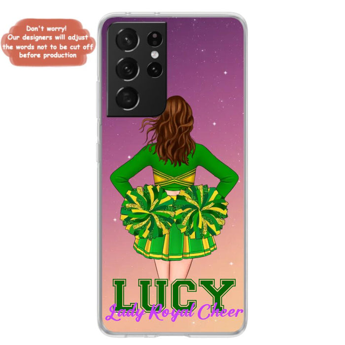 Personalized Cheerleading Phone Case - Birthday Gift For Cheerleading Coach, Cheerleader - Case For iPhone And Samsung