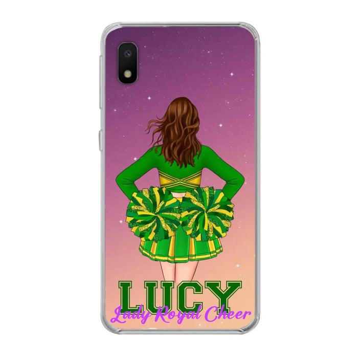 Personalized Cheerleading Phone Case - Birthday Gift For Cheerleading Coach, Cheerleader - Case For iPhone And Samsung