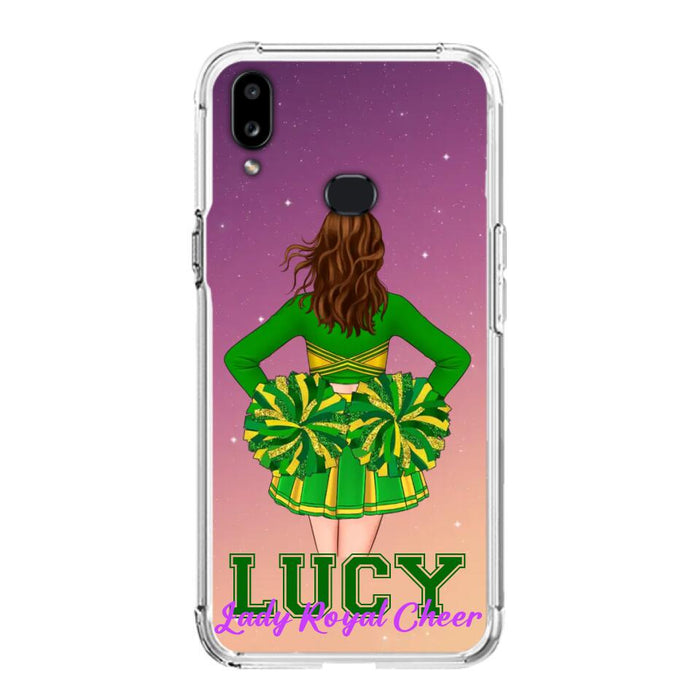 Personalized Cheerleading Phone Case - Birthday Gift For Cheerleading Coach, Cheerleader - Case For iPhone And Samsung