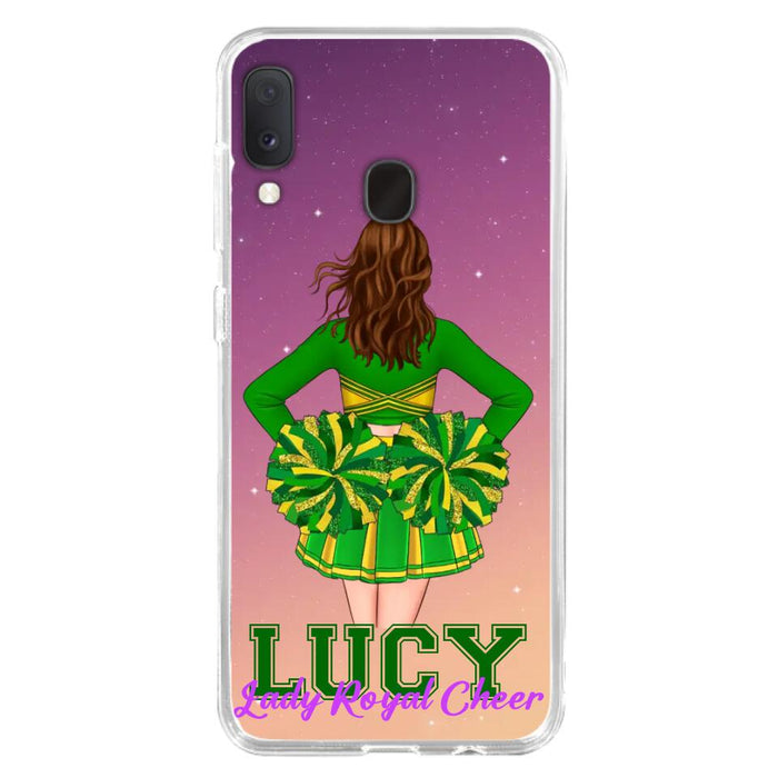 Personalized Cheerleading Phone Case - Birthday Gift For Cheerleading Coach, Cheerleader - Case For iPhone And Samsung