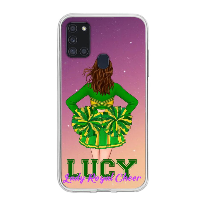 Personalized Cheerleading Phone Case - Birthday Gift For Cheerleading Coach, Cheerleader - Case For iPhone And Samsung