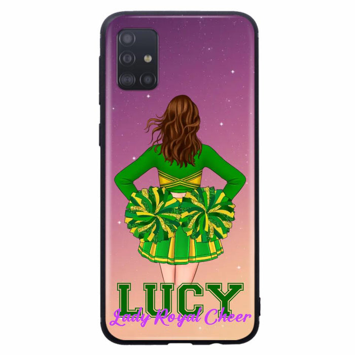 Personalized Cheerleading Phone Case - Birthday Gift For Cheerleading Coach, Cheerleader - Case For iPhone And Samsung
