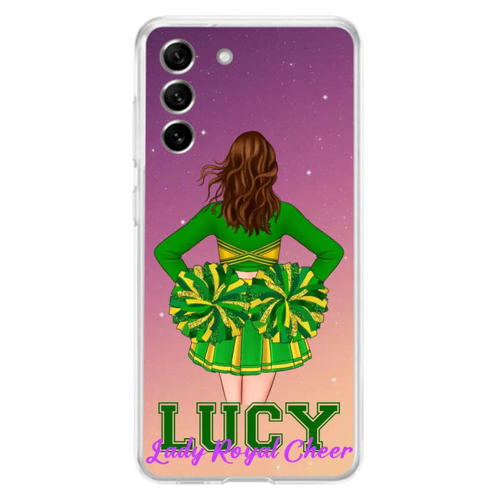 Personalized Cheerleading Phone Case - Birthday Gift For Cheerleading Coach, Cheerleader - Case For iPhone And Samsung