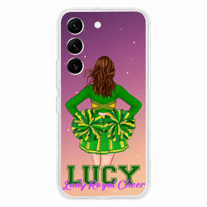 Personalized Cheerleading Phone Case - Birthday Gift For Cheerleading Coach, Cheerleader - Case For iPhone And Samsung