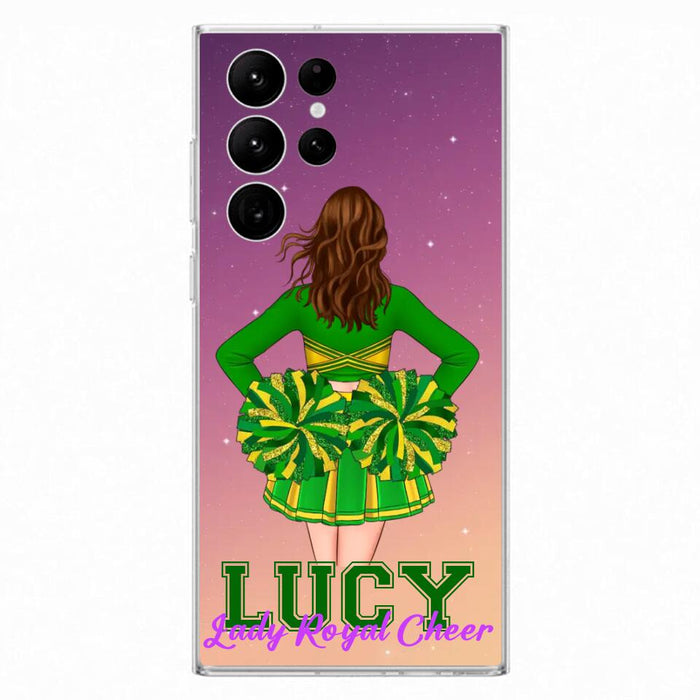 Personalized Cheerleading Phone Case - Birthday Gift For Cheerleading Coach, Cheerleader - Case For iPhone And Samsung