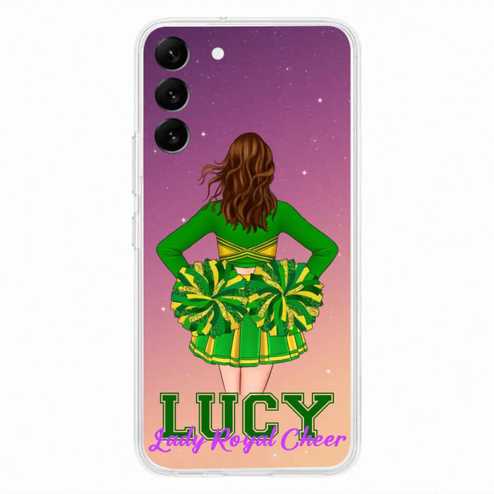 Personalized Cheerleading Phone Case - Birthday Gift For Cheerleading Coach, Cheerleader - Case For iPhone And Samsung