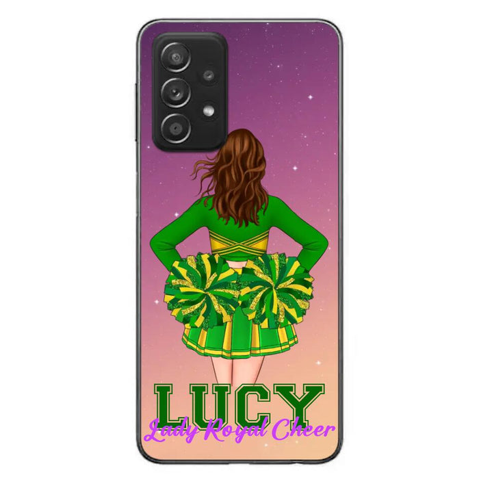 Personalized Cheerleading Phone Case - Birthday Gift For Cheerleading Coach, Cheerleader - Case For iPhone And Samsung