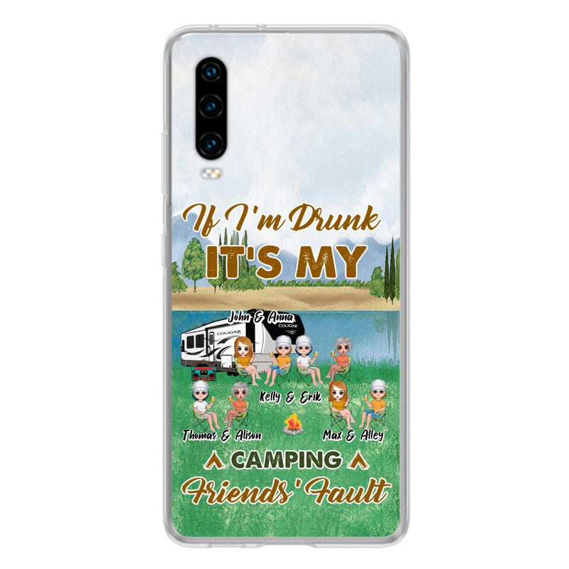 Personalized Camping Friends Phone Case - Up to 8 People - Gift Idea For Camping Lover - Case For Xiaomi, Oppo & Huawei