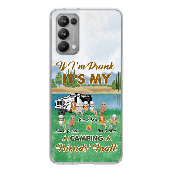 Personalized Camping Friends Phone Case - Up to 8 People - Gift Idea For Camping Lover - Case For Xiaomi, Oppo & Huawei