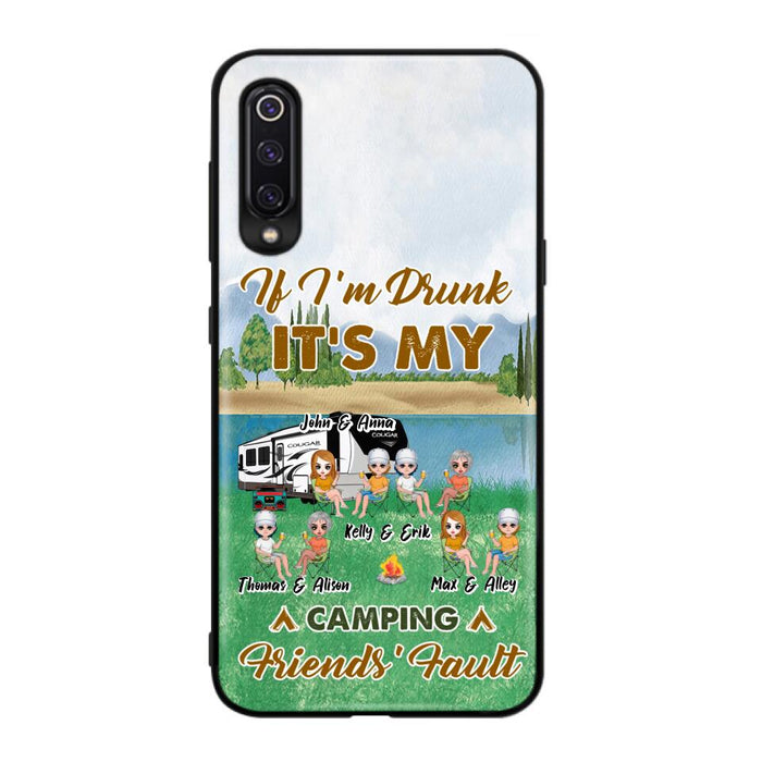 Personalized Camping Friends Phone Case - Up to 8 People - Gift Idea For Camping Lover - Case For Xiaomi, Oppo & Huawei