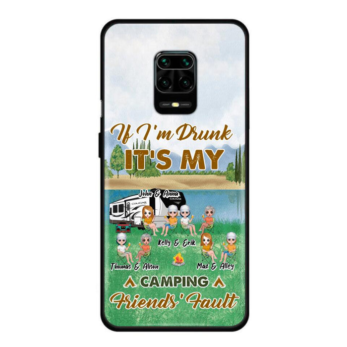 Personalized Camping Friends Phone Case - Up to 8 People - Gift Idea For Camping Lover - Case For Xiaomi, Oppo & Huawei