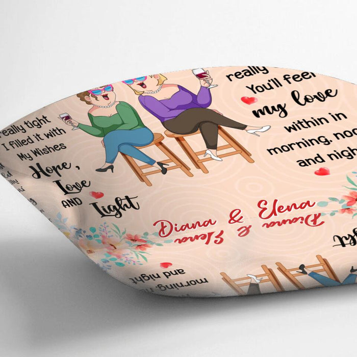 Personalized Old Friends Pillow Cover/Fleece Blanket/Quilt - Gift Idea For Friends/Besties - To My Old Friend