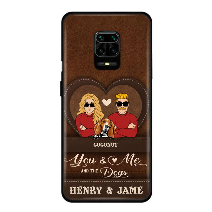 Personalized You & Me And The Dogs Phone Case - Up to 5 Dogs - Valentine's Day Gift Idea For Couple/Dog Lover - Case For Xiaomi, Oppo And Huawei
